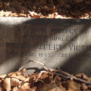 VICTOR Peter Albert -1953
