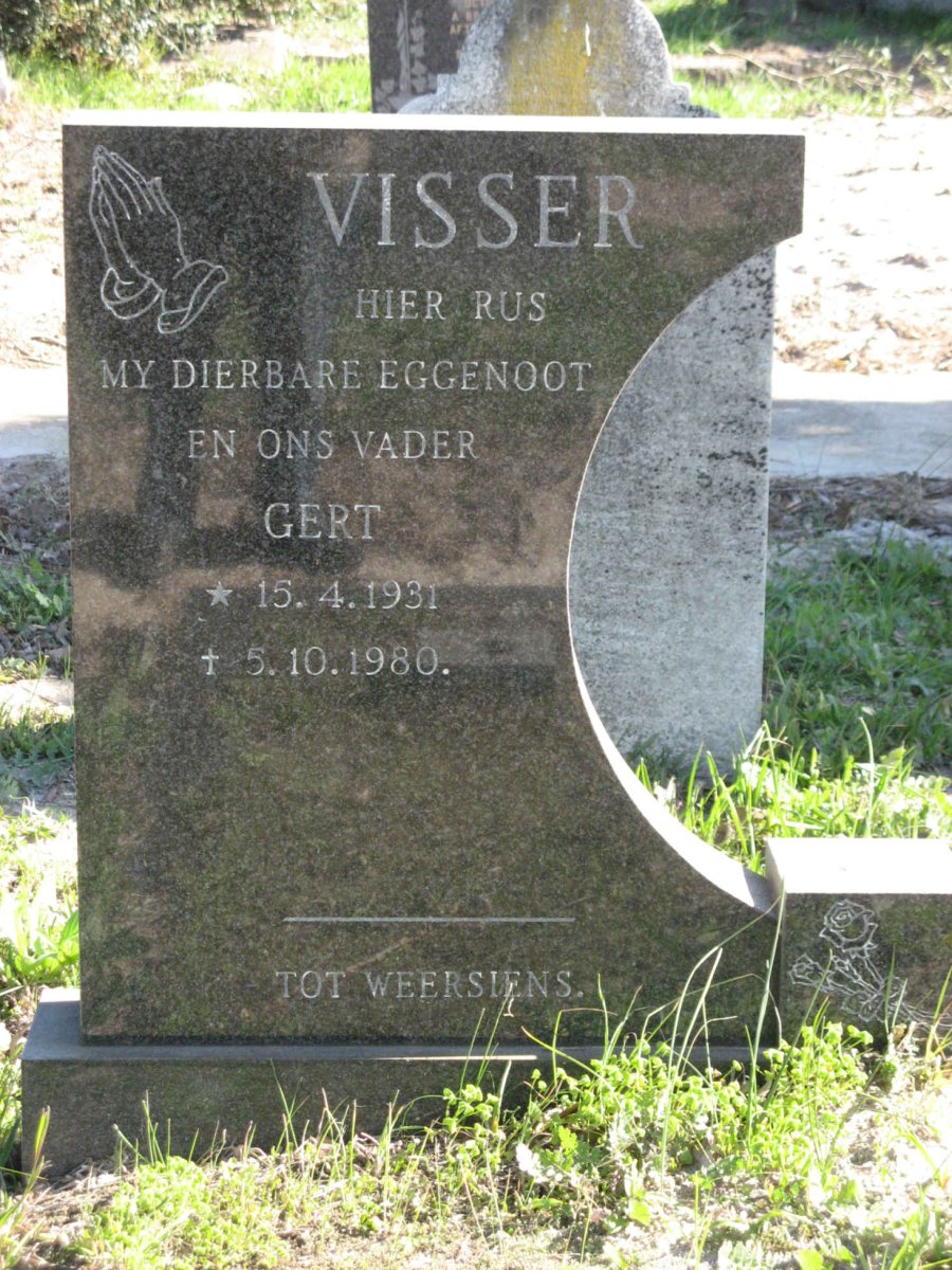VISSER Gert 1931-1980