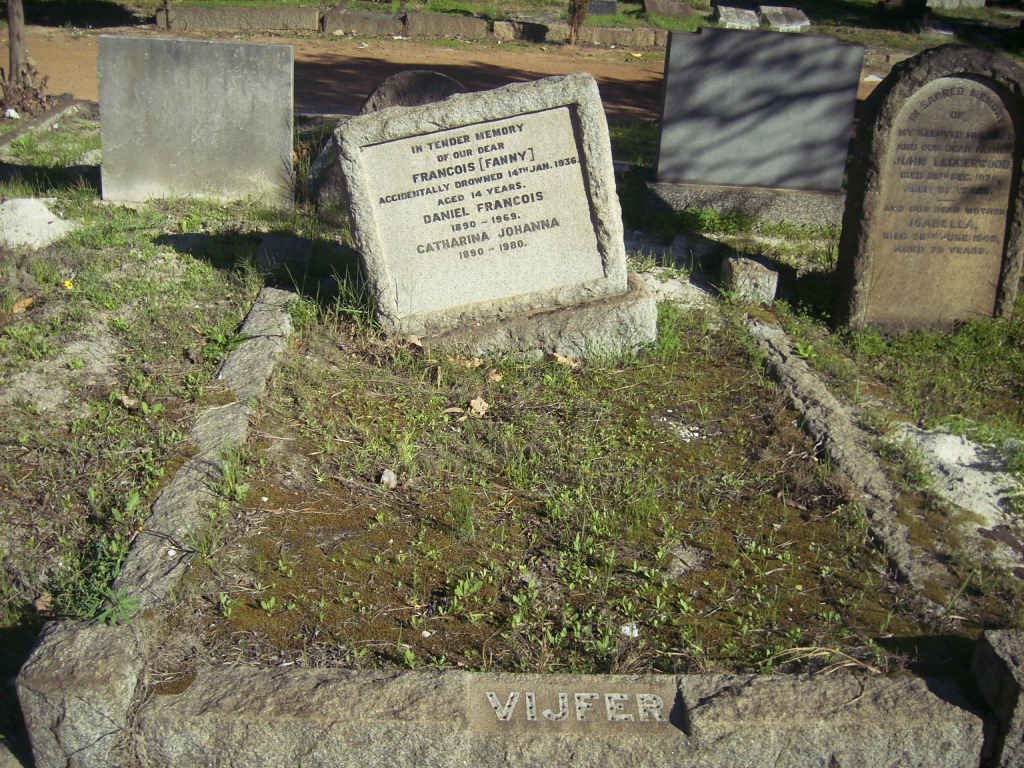 VIJFER Daniel Francois  1890-1949 &amp; Catharina Johanna 1890-1980 :: VIJFER Francois -1936 