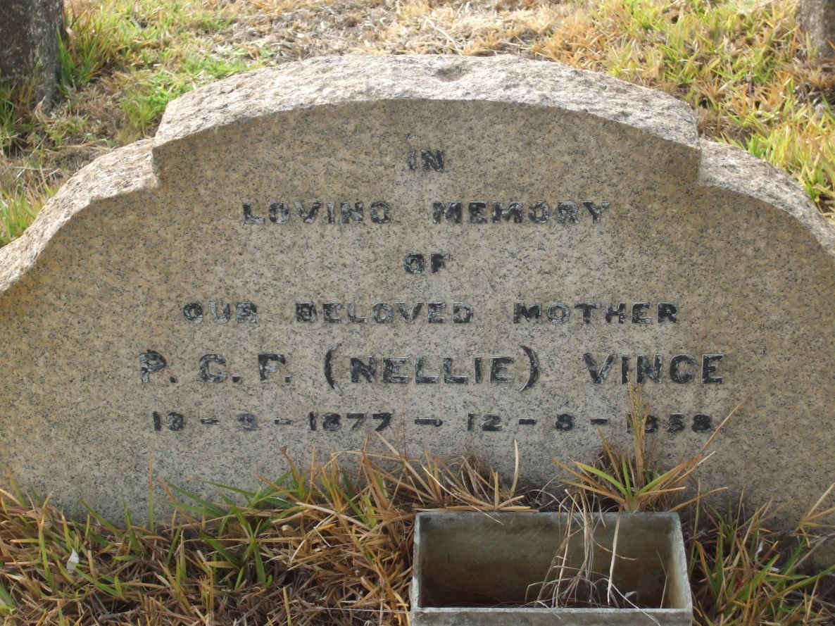 VINCE P.C.P. 1877-1958