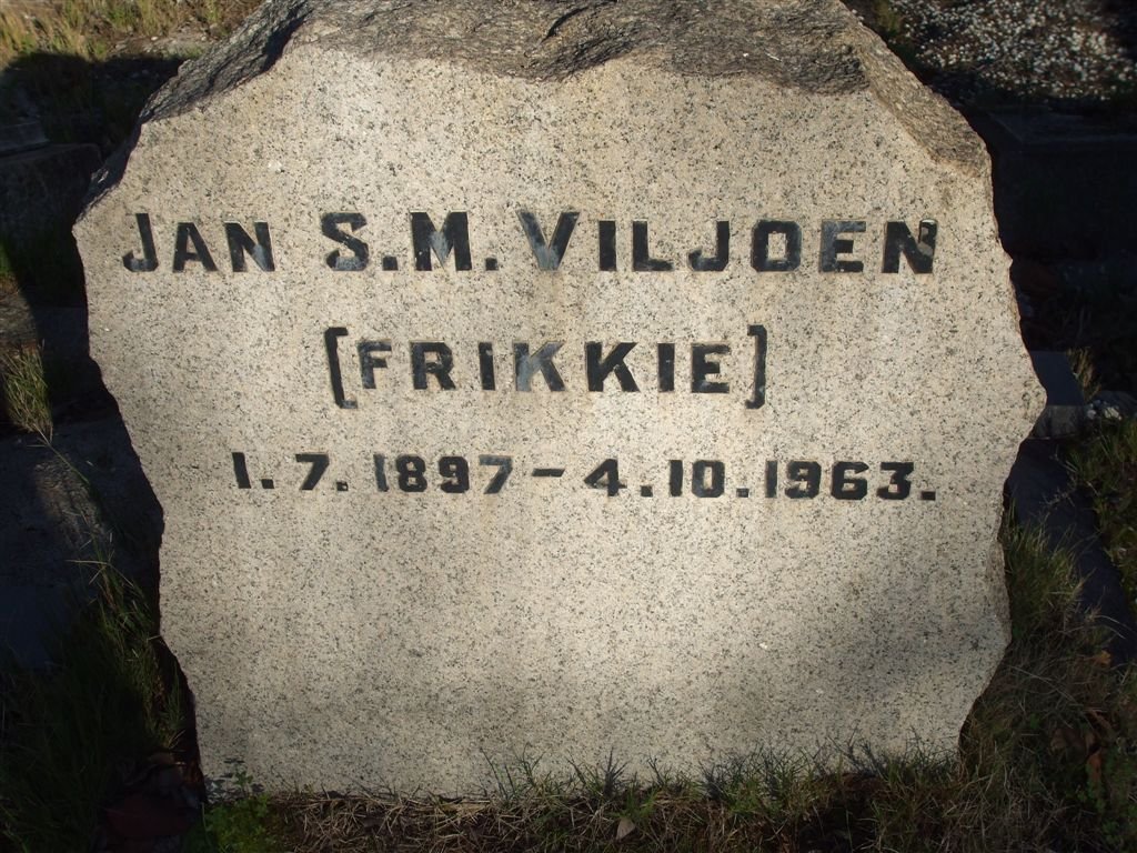 VILJOEN J.S.M. 1897-1963