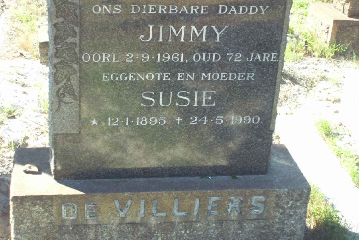 VILLIERS Jimmy, de -1961 &amp; Susie 1895-1990
