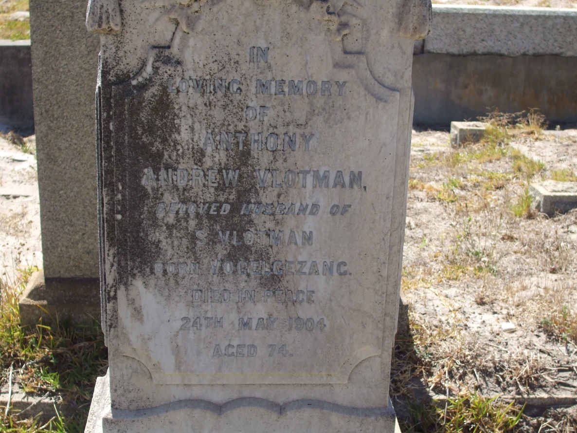 VLOTMAN Anthony Andrew -1904