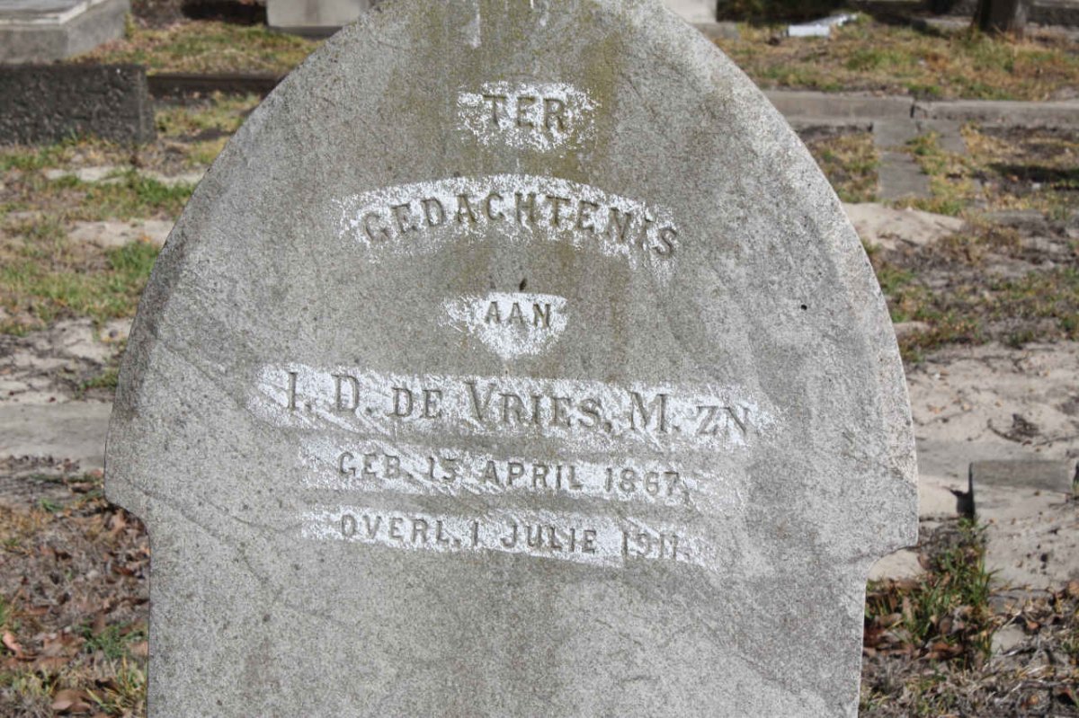 VRIES I.D., de 1867-1911