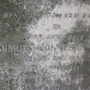 VREY Andries Jonathan 1884-1935