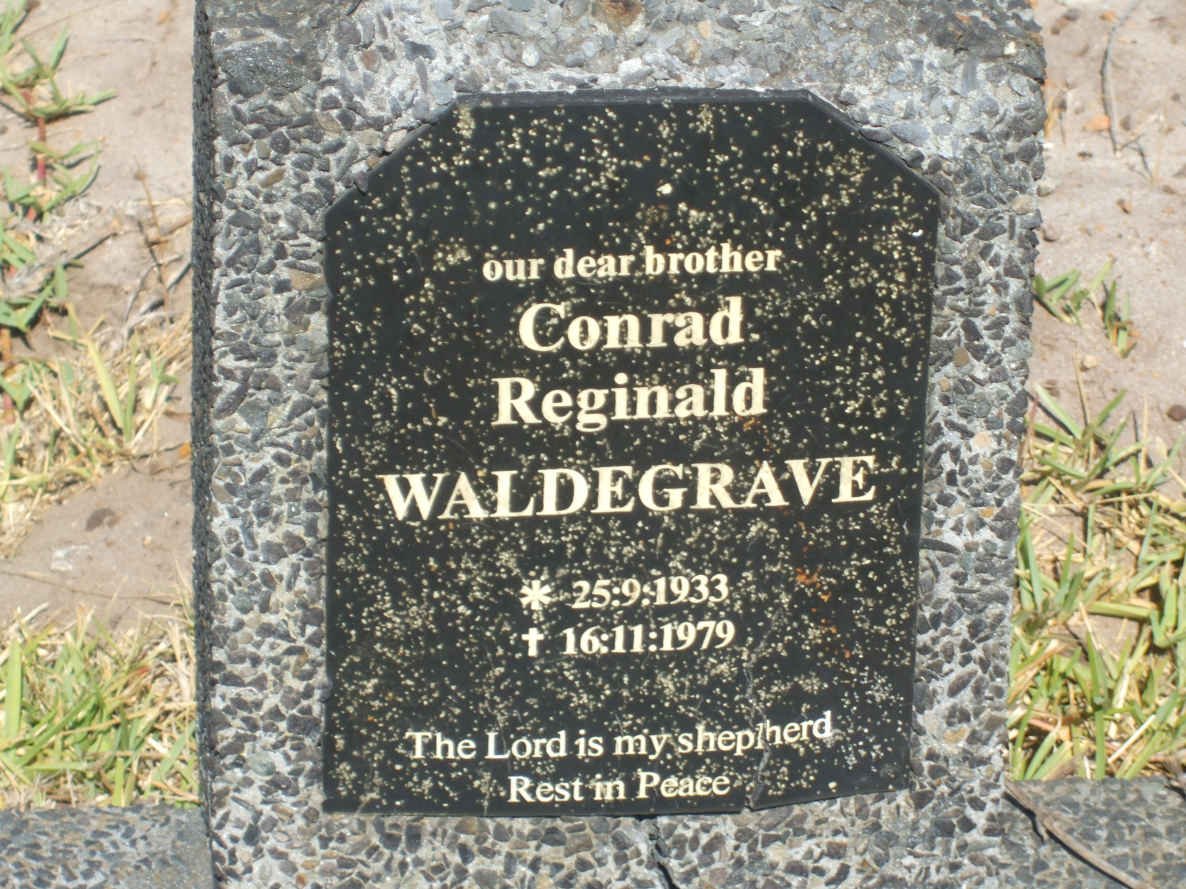 WALDEGRAVE Conrad Reginald 1933-1979