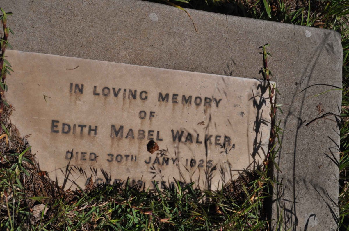WALKER Edith Mabel -1925