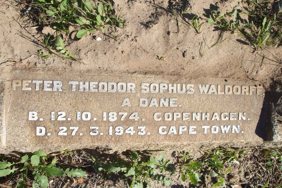WALDORFF Peter Theodor Sophus 1874-1943