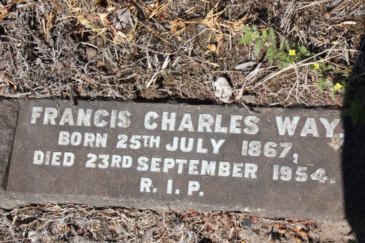 WAY Francis Charles 1867-1954