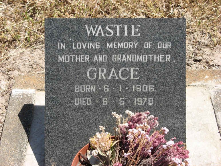 WASTIE Grace 1906-1978