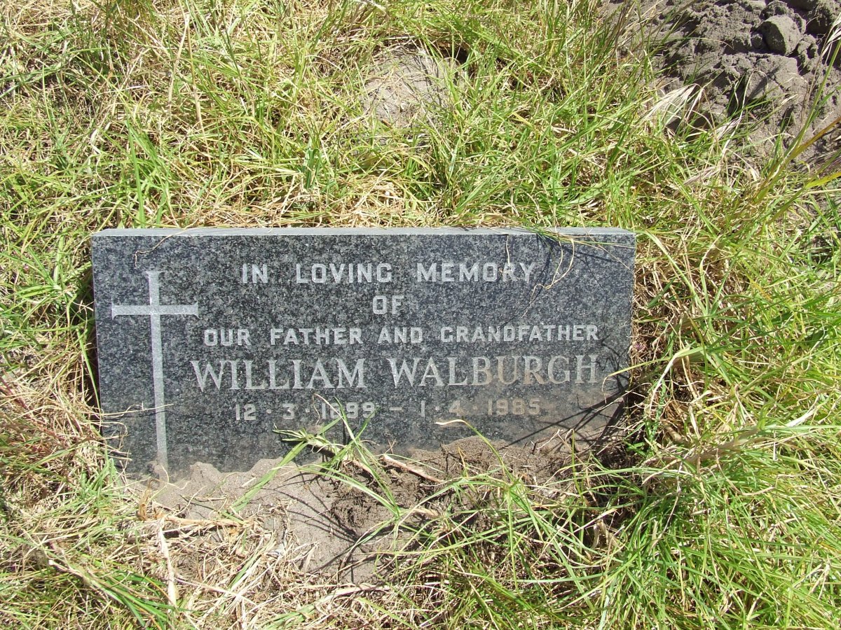 WALBURGH William 1899-1985