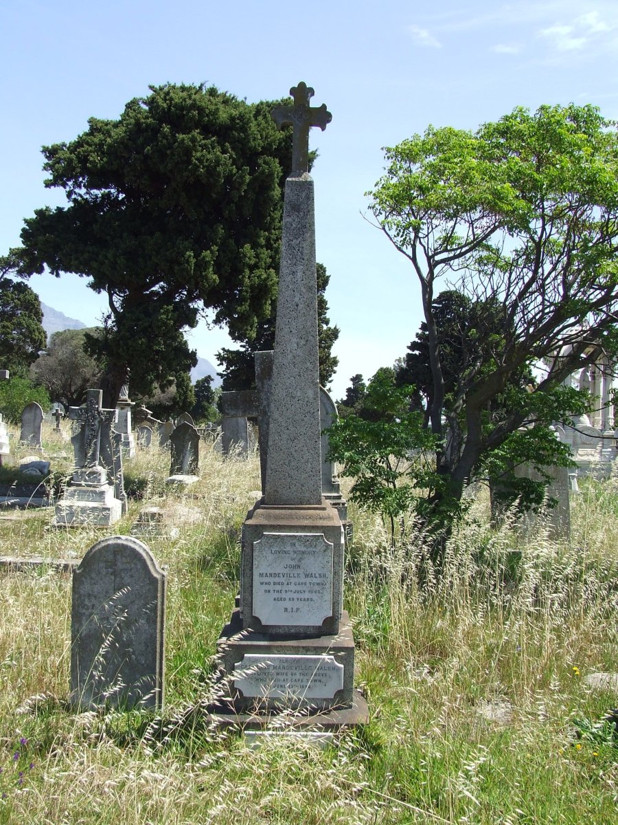 WALSH John, MANDEVILLE -18?? &amp; Caroline -189?