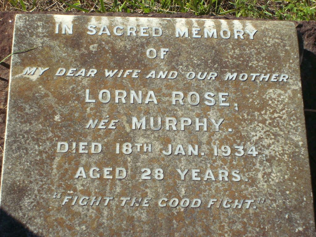 WAUGH Lorna Rose nee MURPHY  -1934 