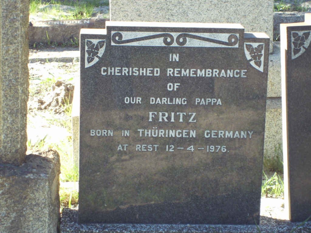 WALLENDORF Fritz, von  -1976