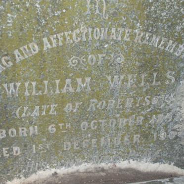 WELLS William 1852-1904