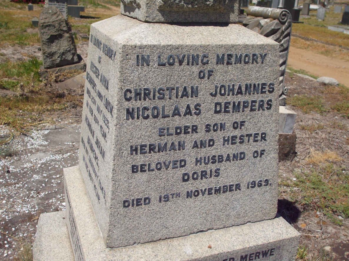 DEMPERS Christian Johannes Nicolaas -1969