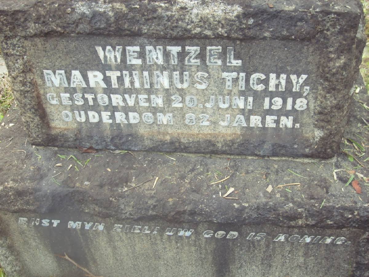 WENTZEL Marthinus Tichy -1918