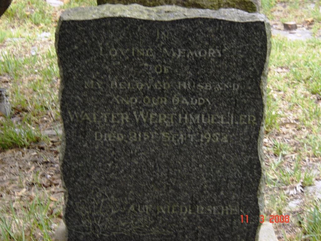 WERTHMUELLER Walter -1952