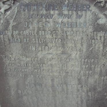 WEBBER James -1915 &amp; Catherine -1906 :: ?? Beatrice Mary