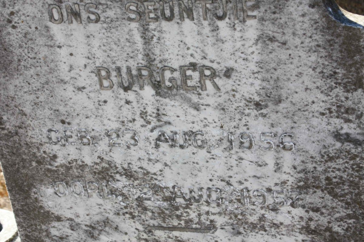 WESTHUIZEN Burger, van der 1956-1957