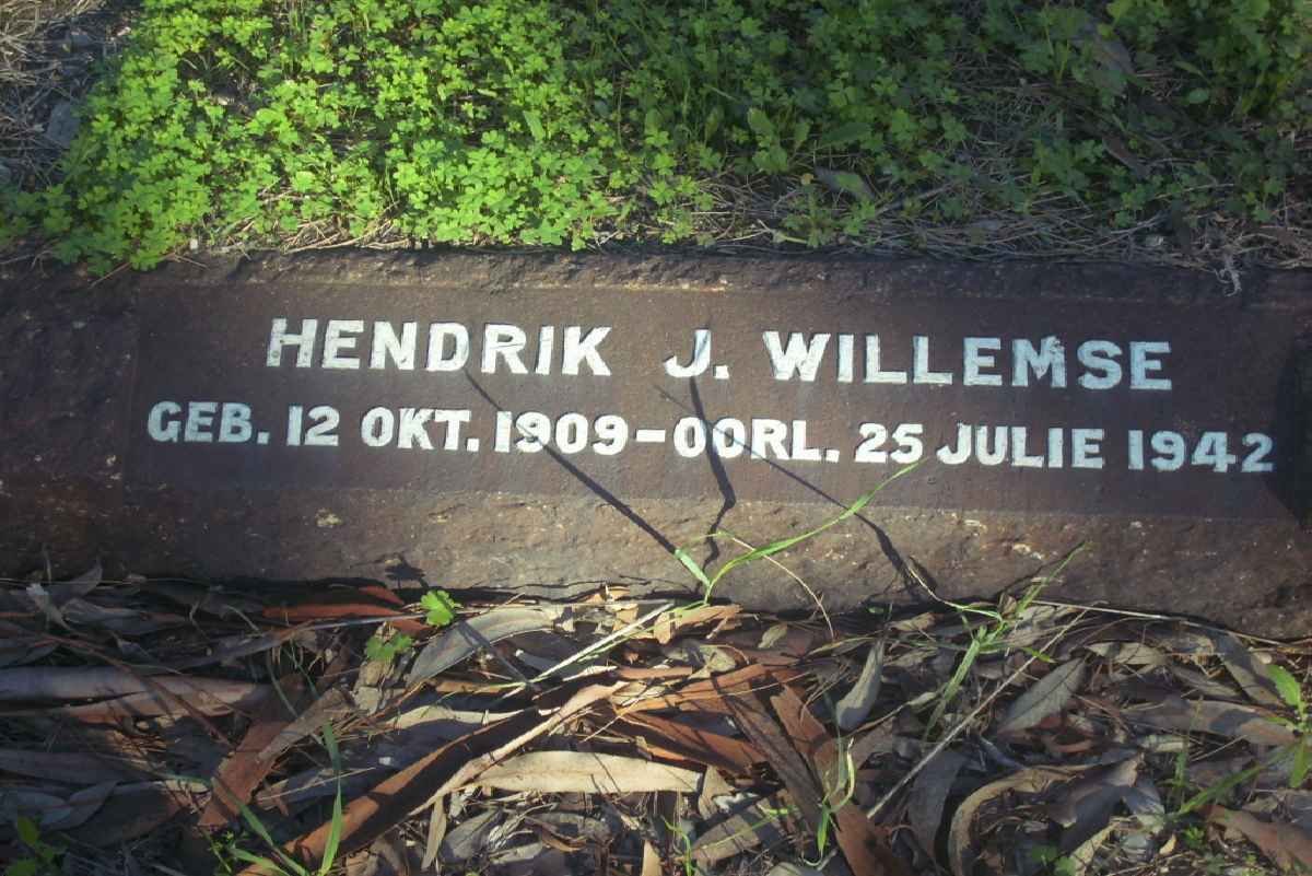WILLEMSE Hendrik J. 1909-1942