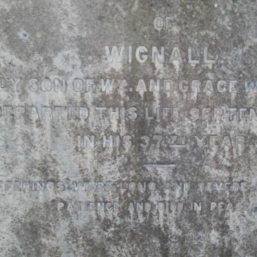WILKINSON Wignall -1891