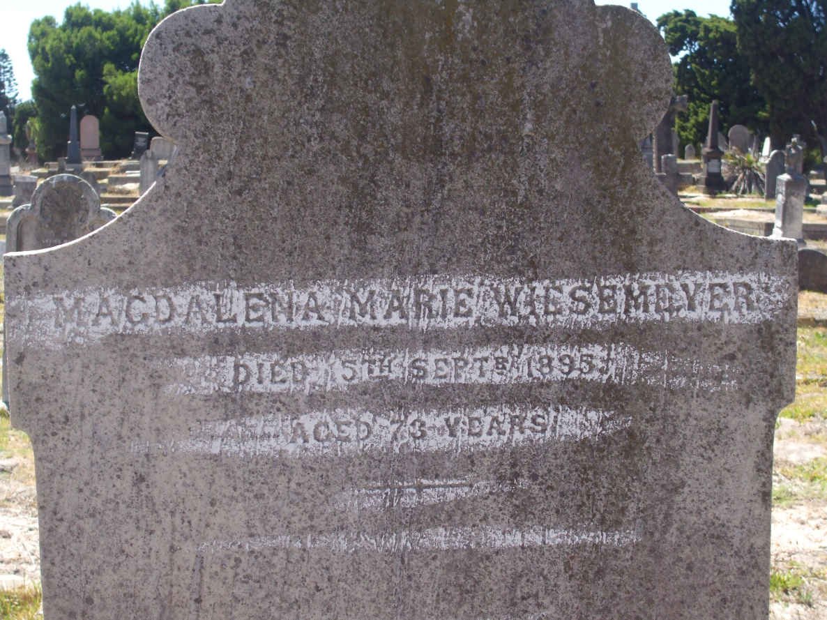 WIESEMEYER Magdalena Marie -1895