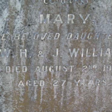 WILLIAMS Mary -1904 