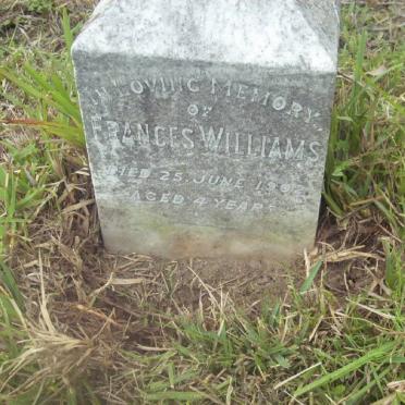 WILLIAMS Frances -1902