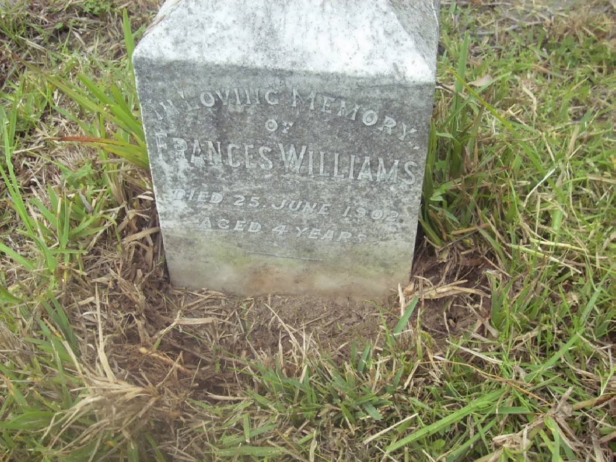 WILLIAMS Frances -1902