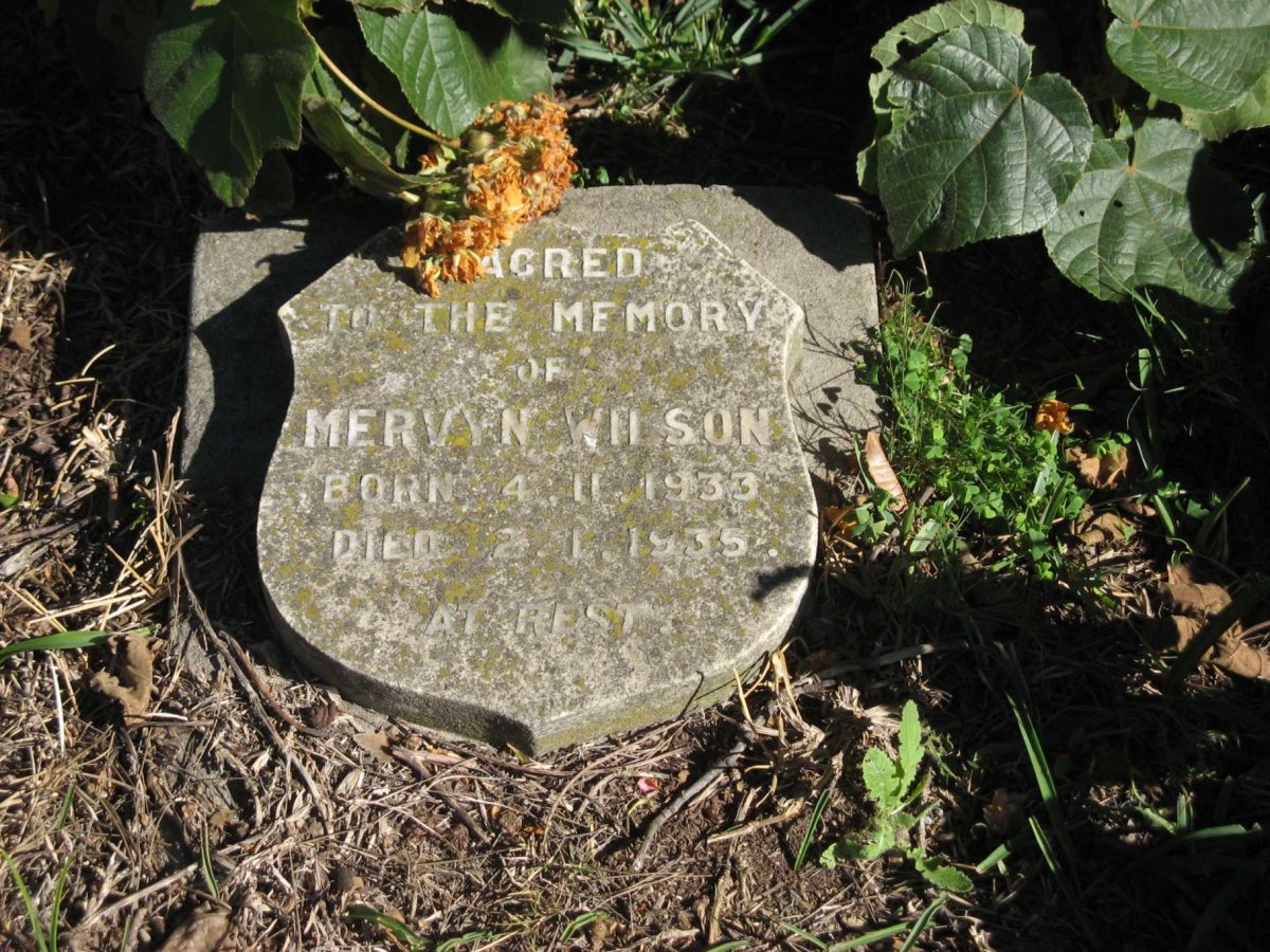WILSON Mervyn 1933-1935