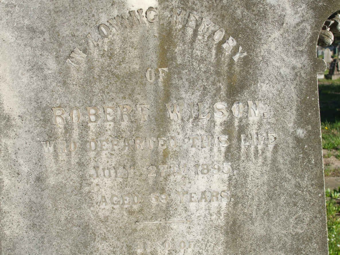 WILSON Robert  -1895 &amp; Anna -1901 