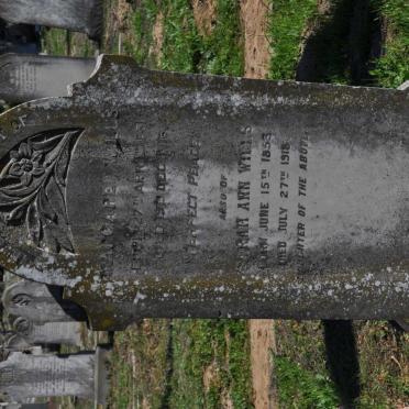WILLS Margaret 1831-1916 :: WILLS Sarah Ann 1853-1918