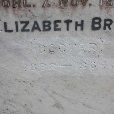 BRINK Elizabeth 1882-1964