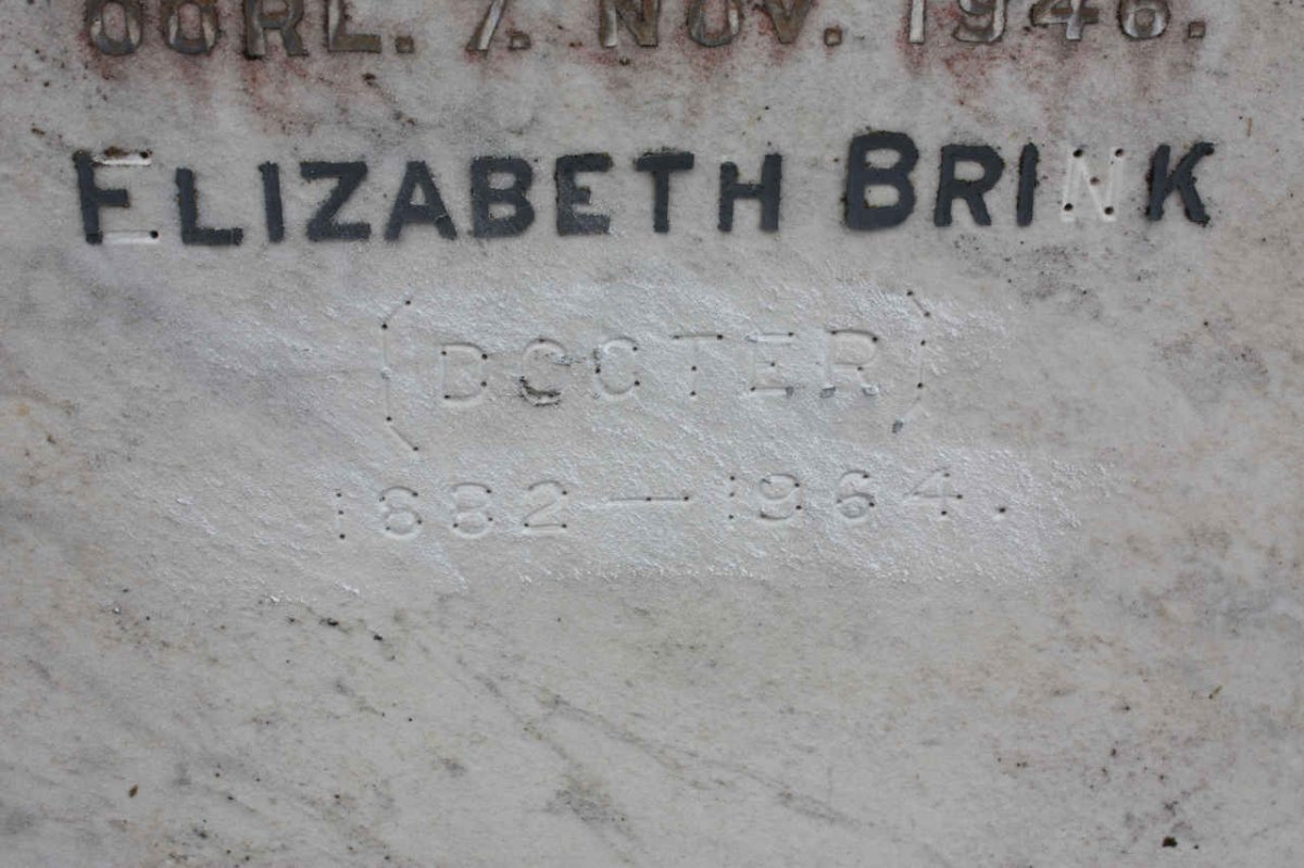 BRINK Elizabeth 1882-1964