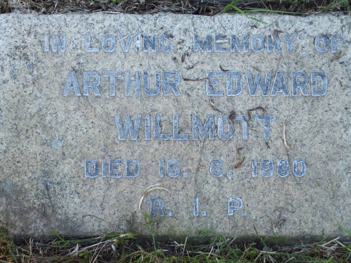 WILLMOTT Arthur Edward -1980