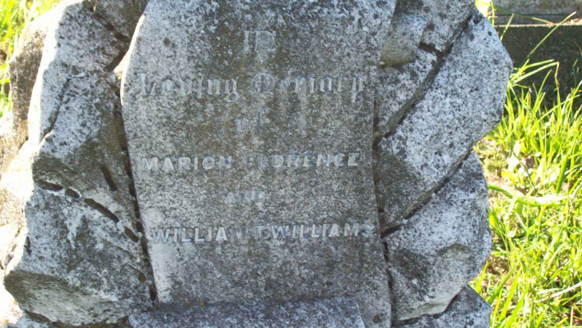 WILLIAMS William &amp; Marion Florence