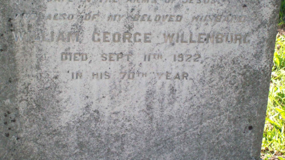 WILLENBURG William George   -1922