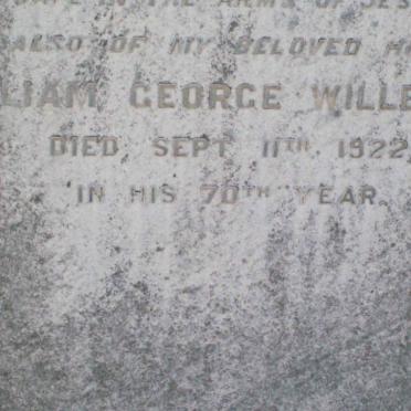 WILLENBURG William George   -1922