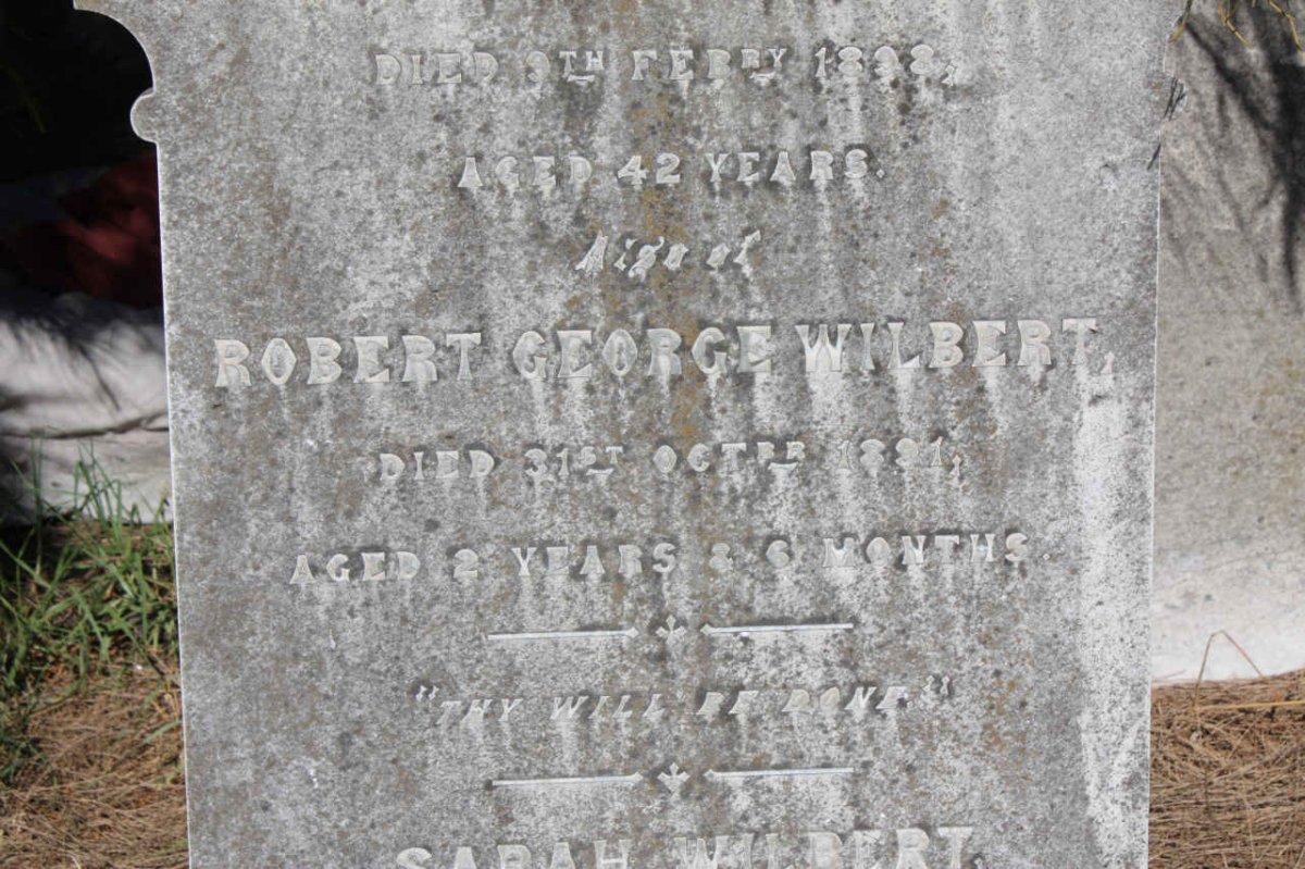 WILBERT Robert -1898 &amp; Sarah -1924 ::  WILBERT Robert George -189?
