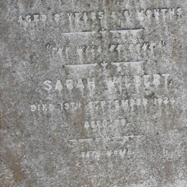 WILBERT Robert -1898 &amp; Sarah -1924 :: WILBERT Robert George -189? 