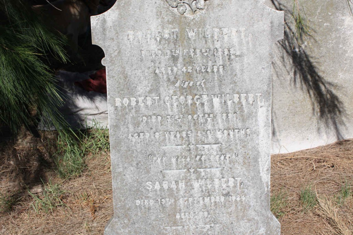 WILBERT Robert -1898 &amp; Sarah -1924 ::  WILBERT Robert George -189?