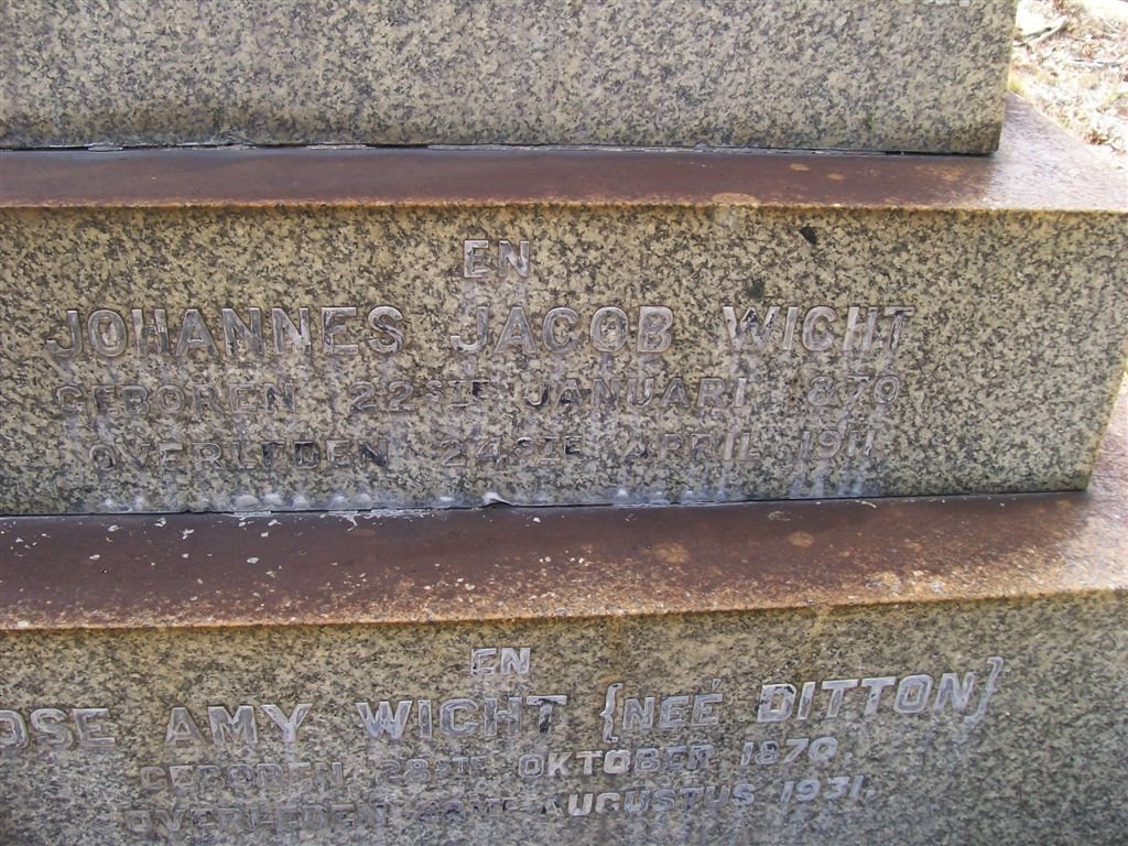 WICHT Johannes Jacob 1870-1911