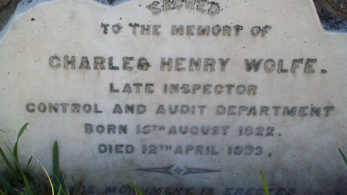 WOLFE Charles Henry 1822-1893