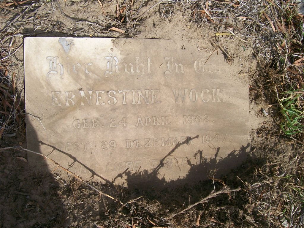 WOCH? Ernestine 1862-1947