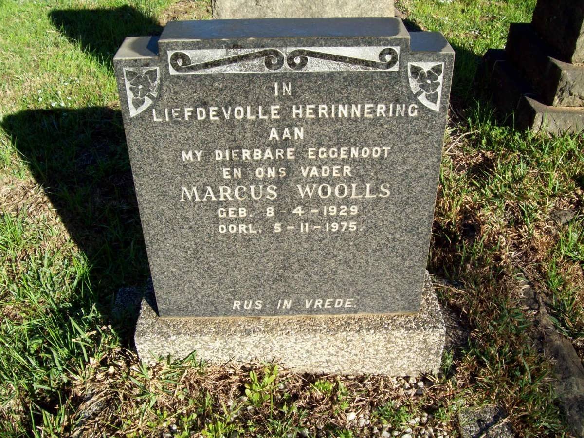 WOOLLS Marcus 1929-1975
