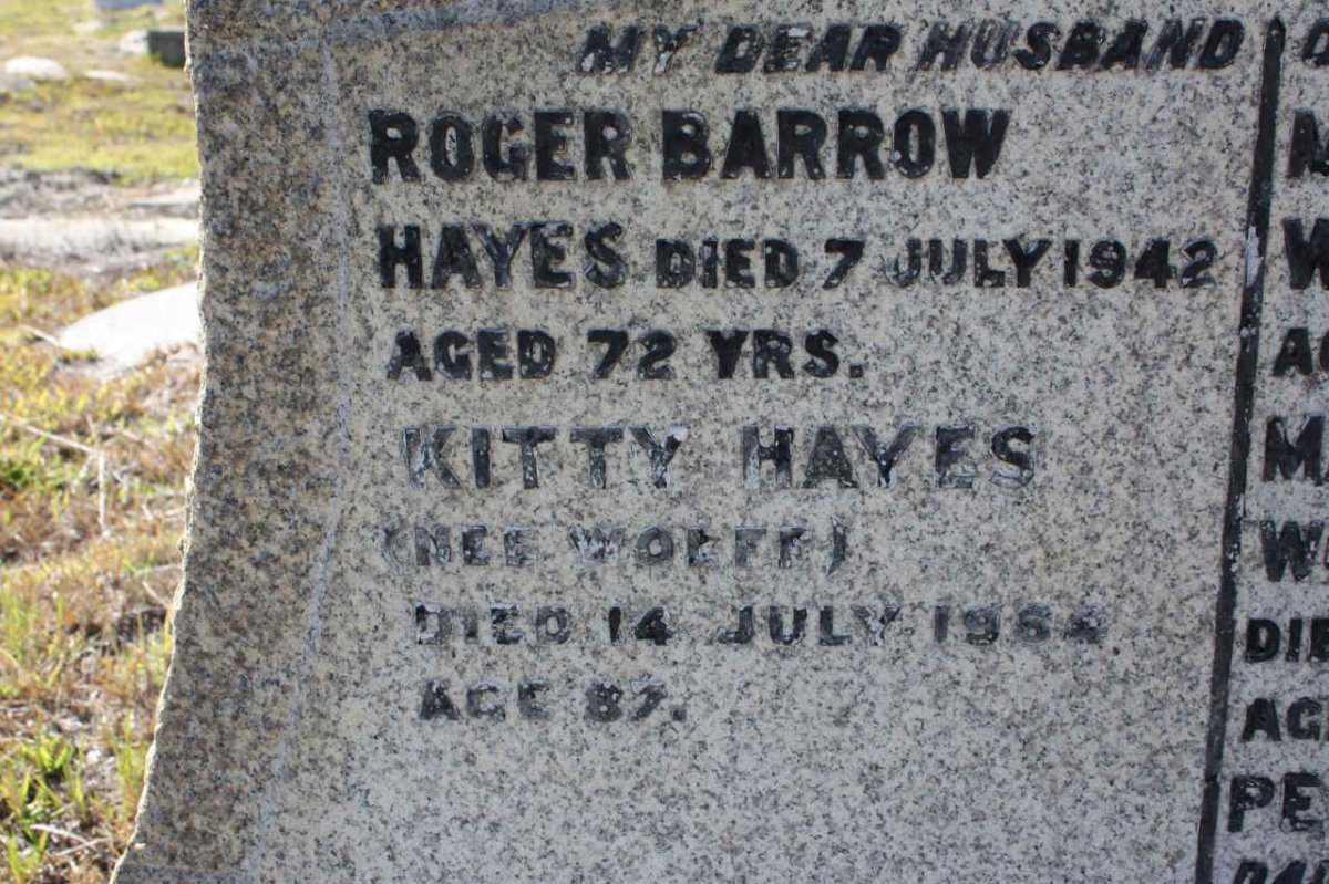 HAYS Roger Barrow -1942 &amp; Kitty WOLFF 196?