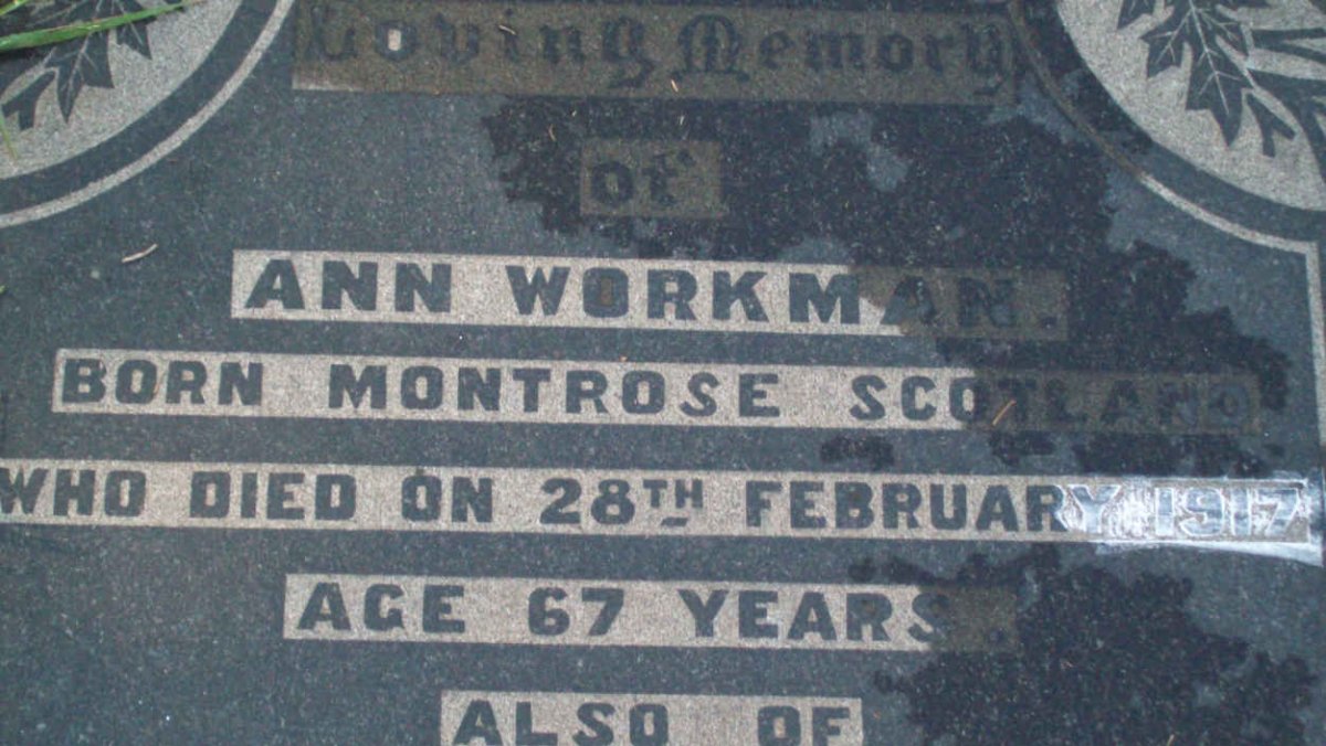 WORKMAN Ann -1917