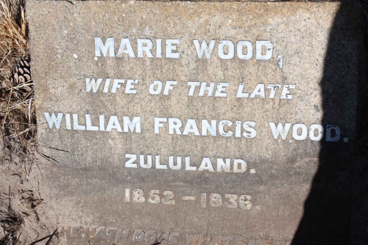 WOOD Marie 1852-1936