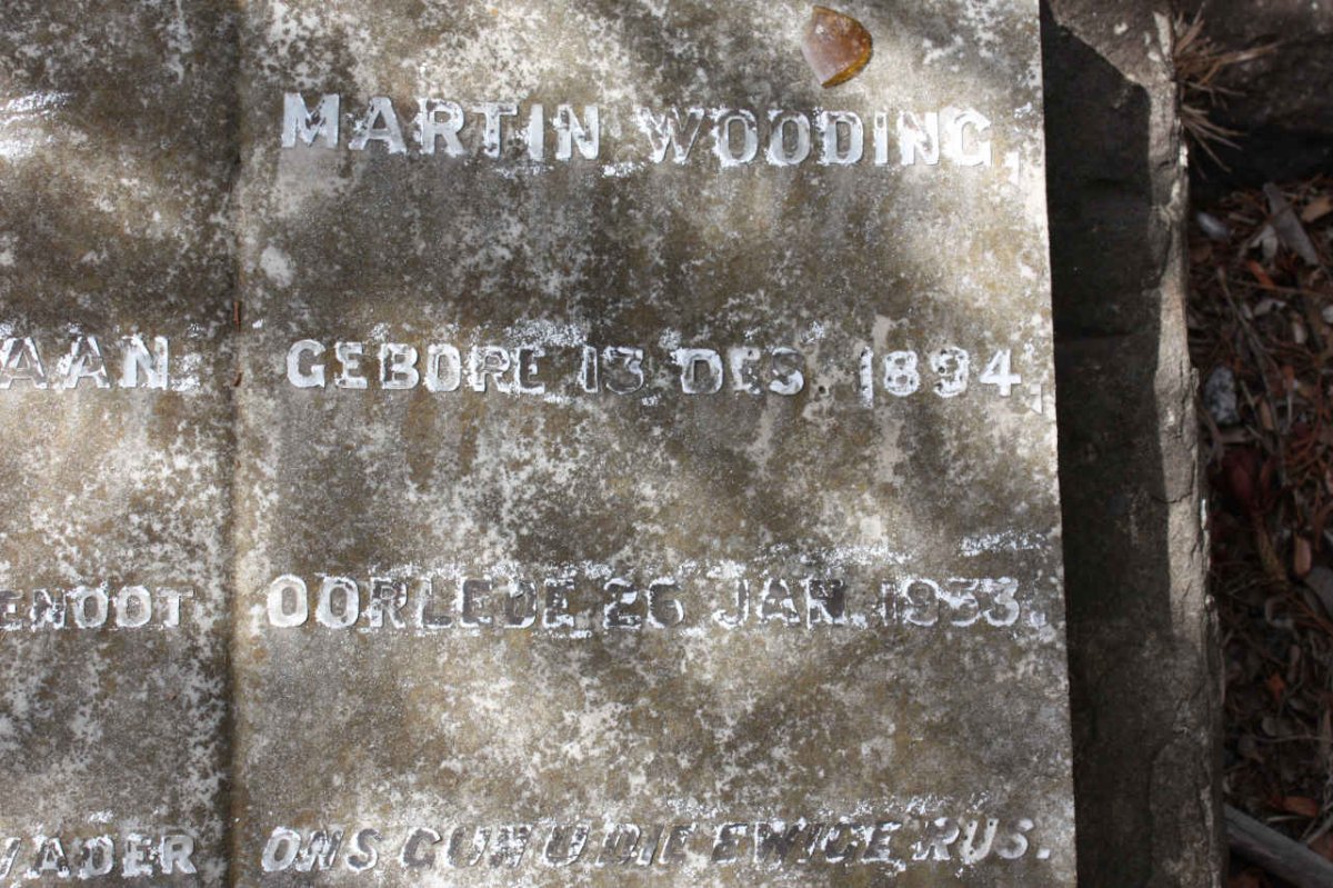 WOODING Martin 1894-1933